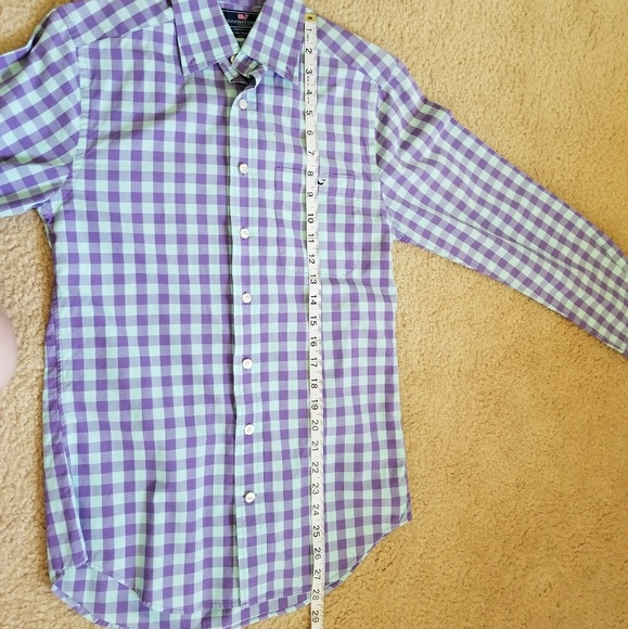 Vineyard Vines Gingham Slim Fit Tucker Shirt - Picture 4 of 6